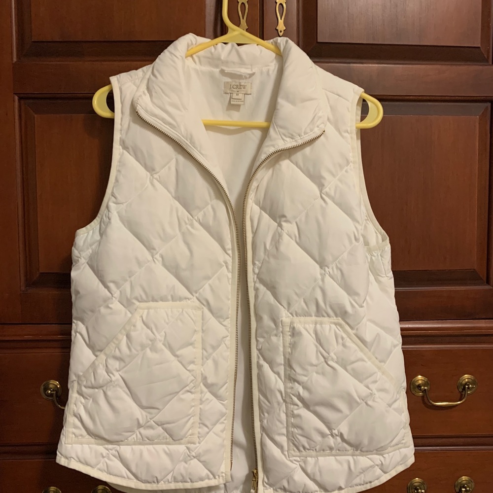 J Crew excursion vest in white
